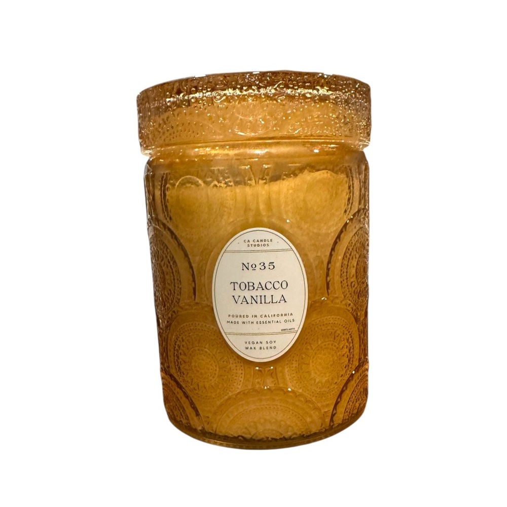 Leoben Company No 10 Tobacco Vanilla Vegan Soy Wax Blend Candle, 18 Oz